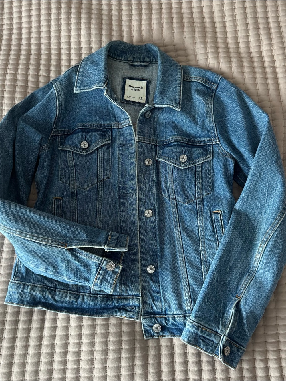 Abercrombie & Fitch Classic Blue Denim Jacket